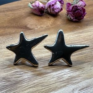 Star earrings (NEW) sterling silver